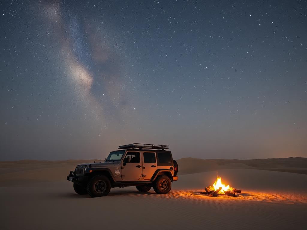 Notte nel deserto bianco
